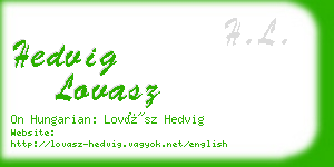 hedvig lovasz business card